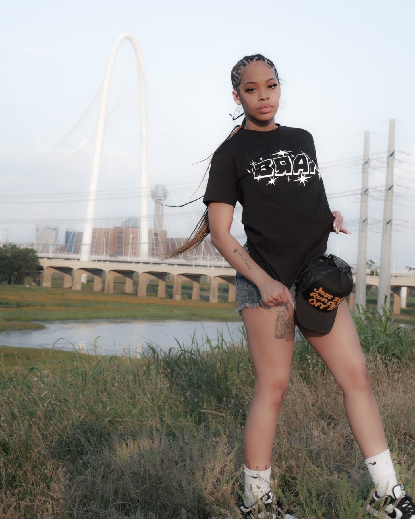 BRAF Stars Tee Black