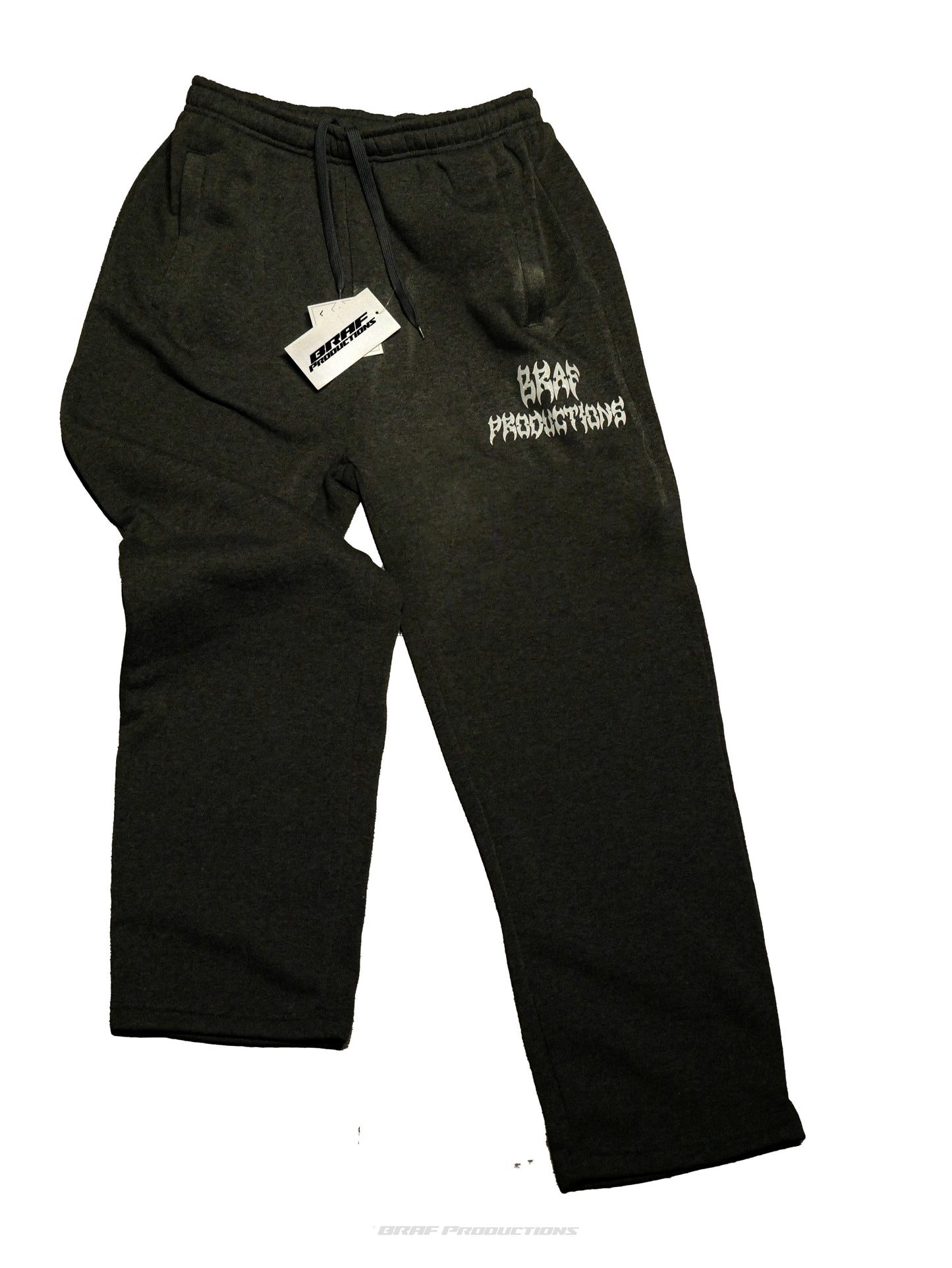 "Heather Gray" Straight Leg Pants